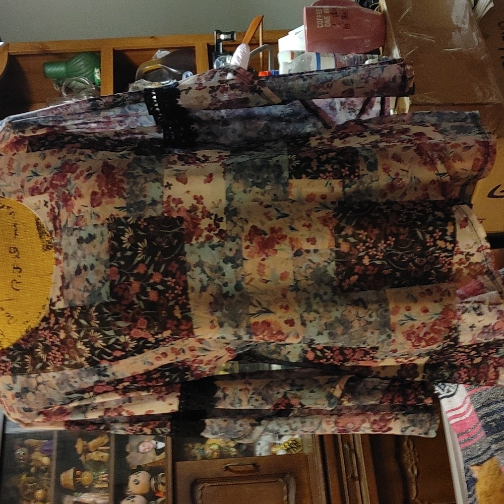 Bell sleeved and sheer M fits like a large